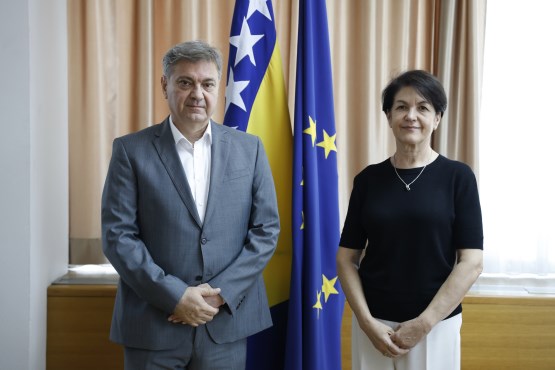 Предсједавајући Представничког дома ПСБиХ др Денис Звиздић одржао састанак са водитељком Програма ICMP за Западни Балкан