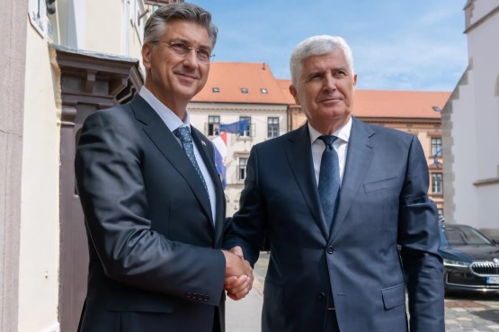Predsjedavajući Doma naroda PSBiH dr. Dragan Čović susreo se u Zagrebu s predsjednikom Vlade Republike Hrvatske 